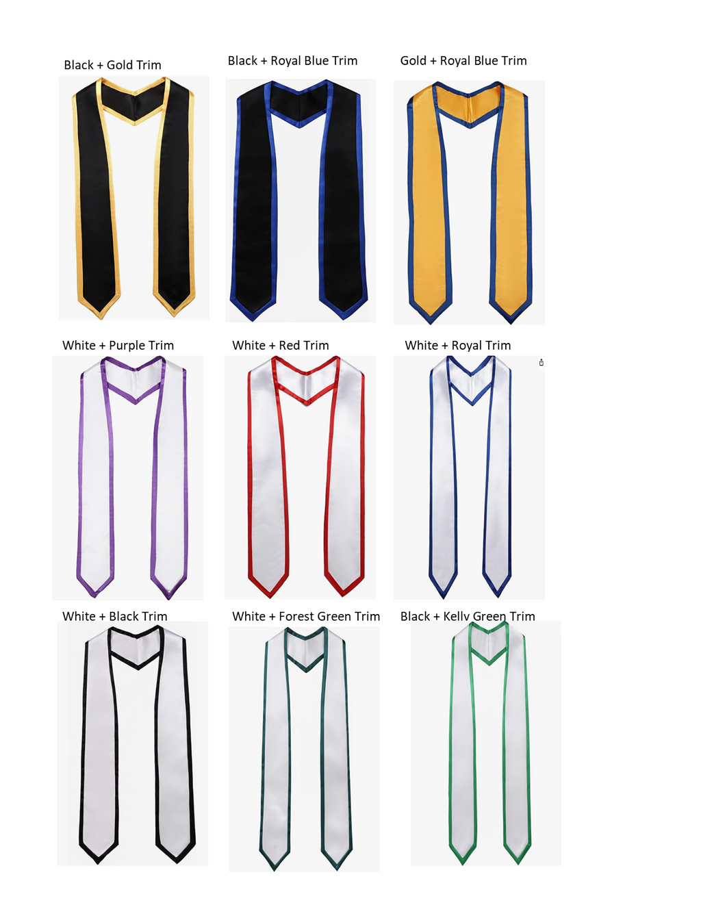 Custom Graduation Stole - Personalized Class of 2026 #6