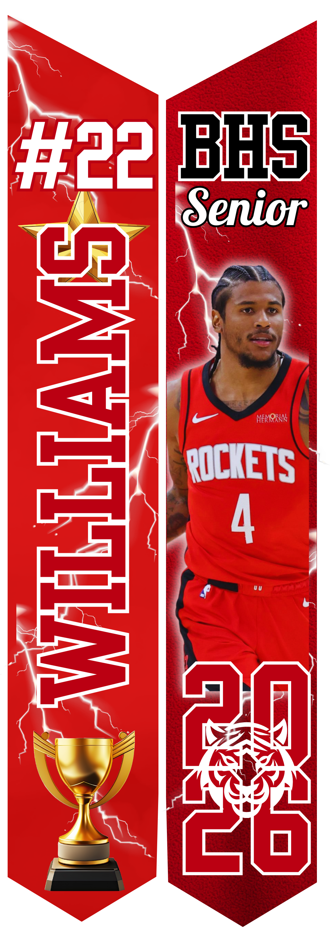 Custom Graduation Stole - Personalized Class of 2026 #6